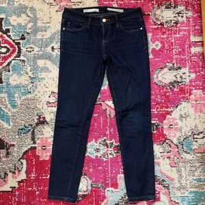 Pilcro Women's Deep Indigo Skinny Jeans